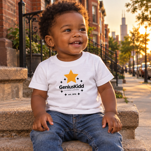 Black Baby - West Side Chicago - White Tee
